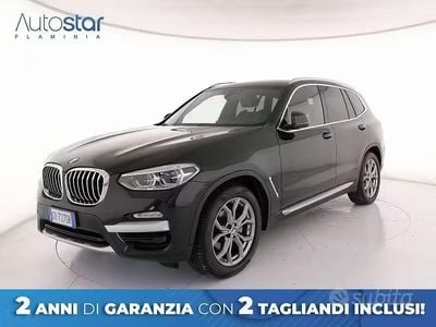 Usata BMW X3 Advantage 184 CV (135 kW) 2020 Nero SUV