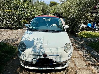 Usata Fiat 500 Lounge 75 CV (55 kW) 2009 Bianco Cabrio