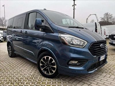 Usata Ford Tourneo Custom Sport 185 CV (136 kW) 2020 Blu metallizzato Furgone