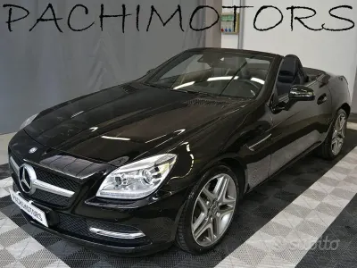 Usata Mercedes SLK250 204 CV (150 kW) 2012 Nero Cabrio