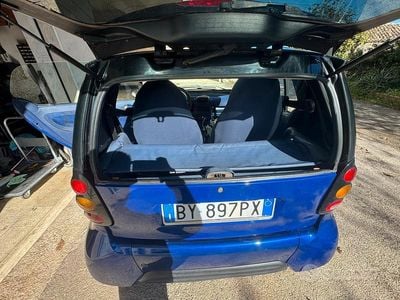 Begagnad Smart ForFour 2001 Blå Halvkombi