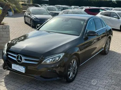 Usata Mercedes C200 Executive 136 CV (100 kW) 2017 Nero Berlina
