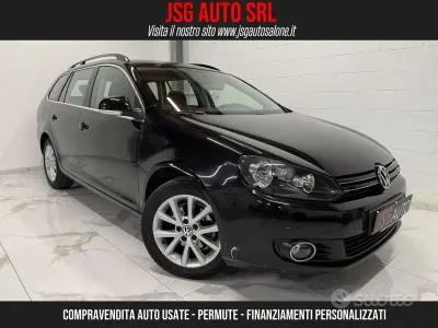 Usata VW Golf VII Comfortline 105 CV (77 kW) 2012 Nero Station wagon