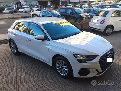 Usata Audi A3 Advanced 116 CV (85 kW) 2022 Bianco Berlina