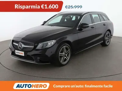 Usata Mercedes C220 Premium 194 CV (142 kW) 2019 Nero Station wagon