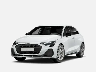Nuova Audi A3 S-Line 150 CV (110 kW) 2026 Bianco ghiaccio metallizzato
