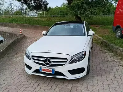 Usata Mercedes C250 Premium 204 CV (150 kW) 2016 Bianco Berlina