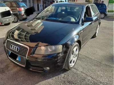 Usata Audi A3 Ambition 105 CV (77 kW) 2007 Nero Utilitaria