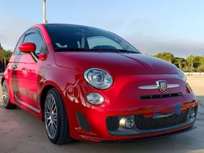 Usata Abarth 595 Turismo 159 CV (116 kW) 2015 Rosso Utilitaria
