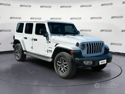 Usata Jeep Wrangler Unlimited Sahara 379 CV (278 kW) 2022 Bianco SUV