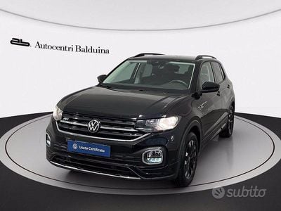 Usata VW T-Cross Sportline 110 CV (80 kW) 2022 Nero perla SUV