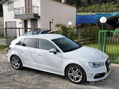 Begagnad Audi A3 S-Line 110 HK (80 kW) 2016 Vit Sedan