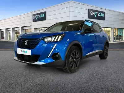 Usata Peugeot e-2008 GT 100 kW (136 CV) 2020 Blu SUV