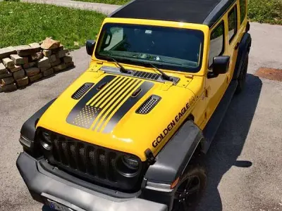 Usata Jeep Wrangler Unlimited Sahara 200 CV (147 kW) 2019 Giallo SUV