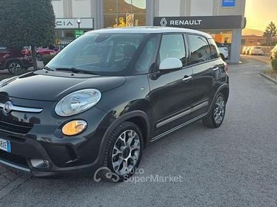 Usata Fiat 500L Trekking 105 CV (77 kW) 2015 Grigio chiaro Monovolume