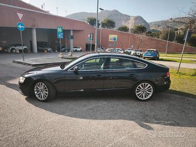 Usata Audi A5 Sportback 190 CV (139 kW) 2015 Blu Utilitaria