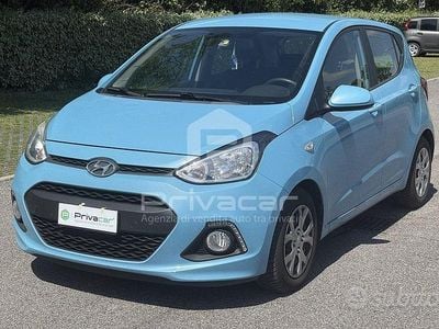 Usata Hyundai i10 Style 66 CV (48 kW) 2013 Blu Utilitaria