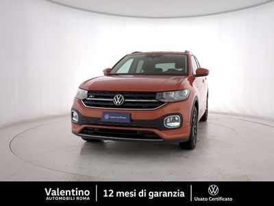 Usata VW T-Cross R-line 110 CV (80 kW) 2023 Arancione SUV