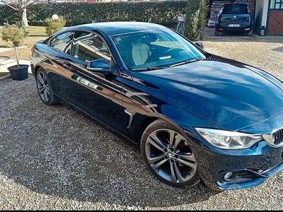 Usata BMW 420 Coupé 184 CV (135 kW) 2014 Blu Coupé