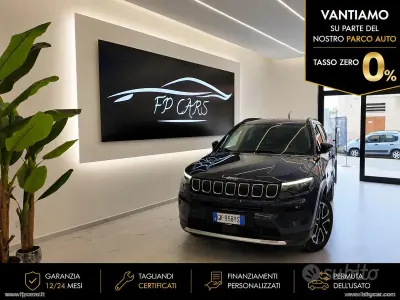 Usata Jeep Compass Limited 131 CV (96 kW) 2022 Blu SUV