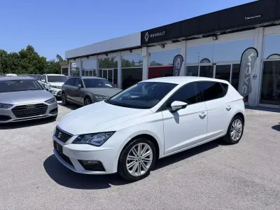 Usata Seat Leon XCELLENCE 131 CV (96 kW) 2020 Bianco Berlina