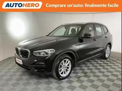 Usata BMW X3 Advantage 190 CV (139 kW) 2021 Nero SUV
