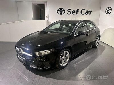 Usata Mercedes A180 Business 116 CV (85 kW) 2019 Nero Berlina