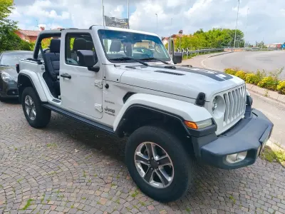 Usata Jeep Wrangler Unlimited Sahara 200 CV (147 kW) 2021 Bianco SUV