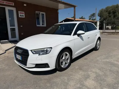 Usata Audi A3 115 CV (84 kW) 2019 Bianco Berlina