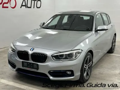 Usata BMW 118 Sport Line 150 CV (110 kW) 2016 Argento Utilitaria
