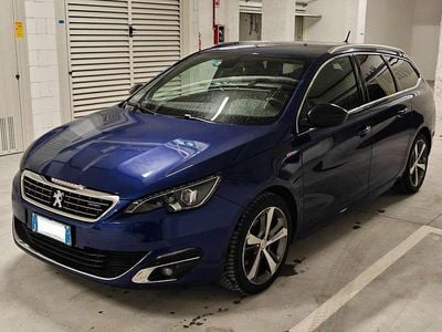 Usata Peugeot 308 SW GT-line 120 CV (88 kW) 2016 Blu/azzurro Station wagon