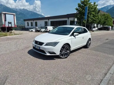 Usata Seat Leon Sport 150 CV (110 kW) 2013 Bianco Berlina