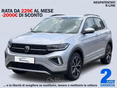 Nuova VW T-Cross R-line Plus 116 CV (85 kW) 2026 Grigio chiaro SUV