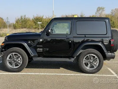 Usata Jeep Wrangler Sahara 200 CV (147 kW) 2020 Nero SUV