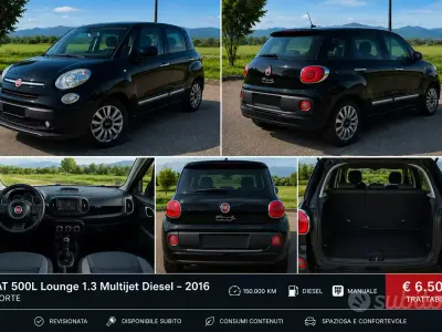 Occasion Fiat 500L 95 ch (69 kW) 2016 Noir Monospace