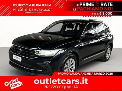 Usata VW Tiguan Life 150 CV (110 kW) 2022 Nero SUV
