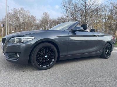 Usata BMW 220 184 CV (135 kW) 2017 Grigio Cabrio