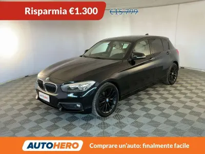 Usata BMW 118 Advantage 136 CV (100 kW) 2017 Nero Berlina