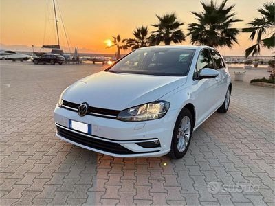 Usata VW Golf VII 116 CV (85 kW) 2017 Bianco Berlina