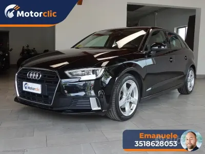 Usata Audi A3 Business 116 CV (85 kW) 2018 Nero Berlina