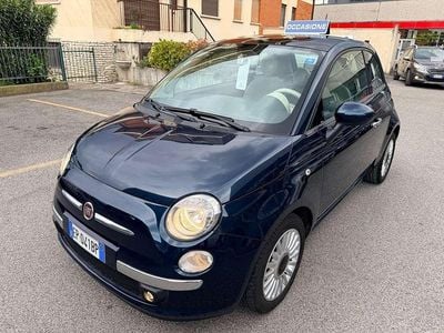 Begagnad Fiat 500 Lounge 95 HK (69 kW) 2012 Blå Halvkombi