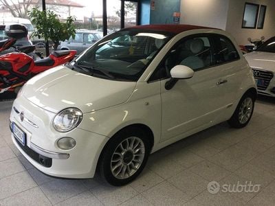 Usata Fiat 500C Rock 85 CV (62 kW) 2011 Bianco Cabrio