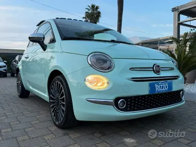 Brugt Fiat 500 Lounge 95 HK (69 kW) 2017 Grøn Sedan