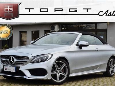 Usata Mercedes C180 Premium 156 CV (114 kW) 2017 Argento Cabrio