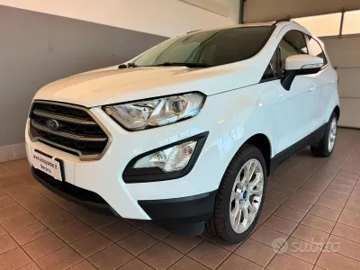 Usata Ford Ecosport Titanium 125 CV (91 kW) 2018 Bianco SUV