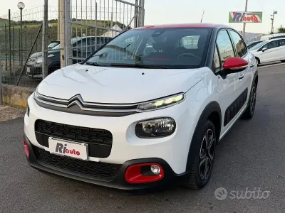 Usata Citroën C3 Shine 102 CV (75 kW) 2019 Bianco Utilitaria