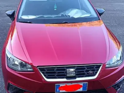 Usata Seat Ibiza FR 95 CV (69 kW) 2017 Rosso Berlina