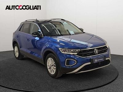 Usata VW T-Roc Life 110 CV (80 kW) 2022 Nero SUV