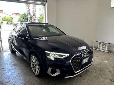 Usata Audi A3 Advanced 116 CV (85 kW) 2021 Blu Berlina