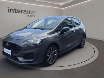 Usata Ford Fiesta ST-Line 124 CV (91 kW) 2022 Magnetic grey Utilitaria